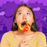 Paleta de Caramelo, Araña, Color Amarillo, Halloween