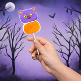 Gatito, Paleta de Malvaviscos, Halloween, Amos
