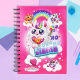Libreta Rainbocorns, color Rosa
