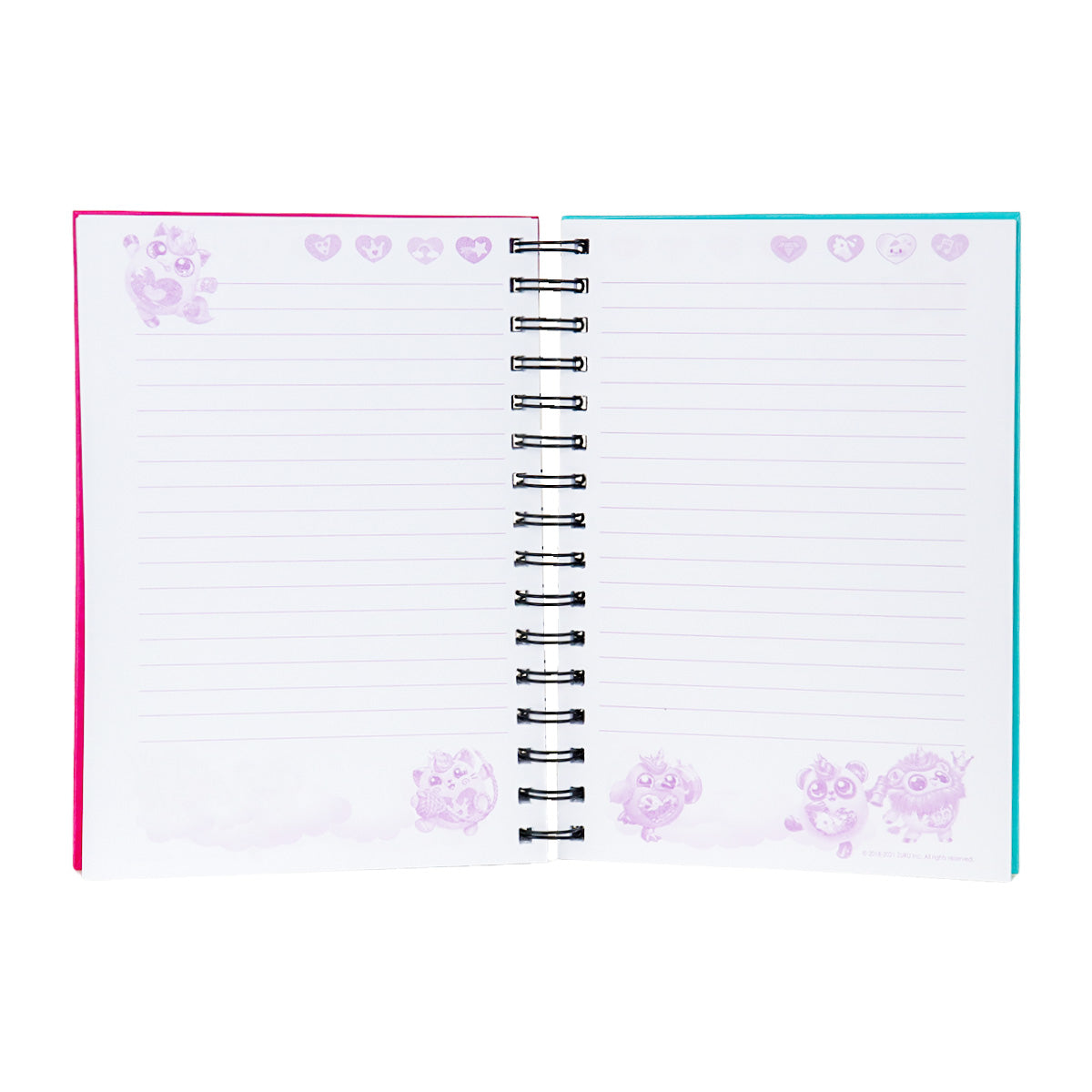 Libreta Rainbocorns, color Rosa