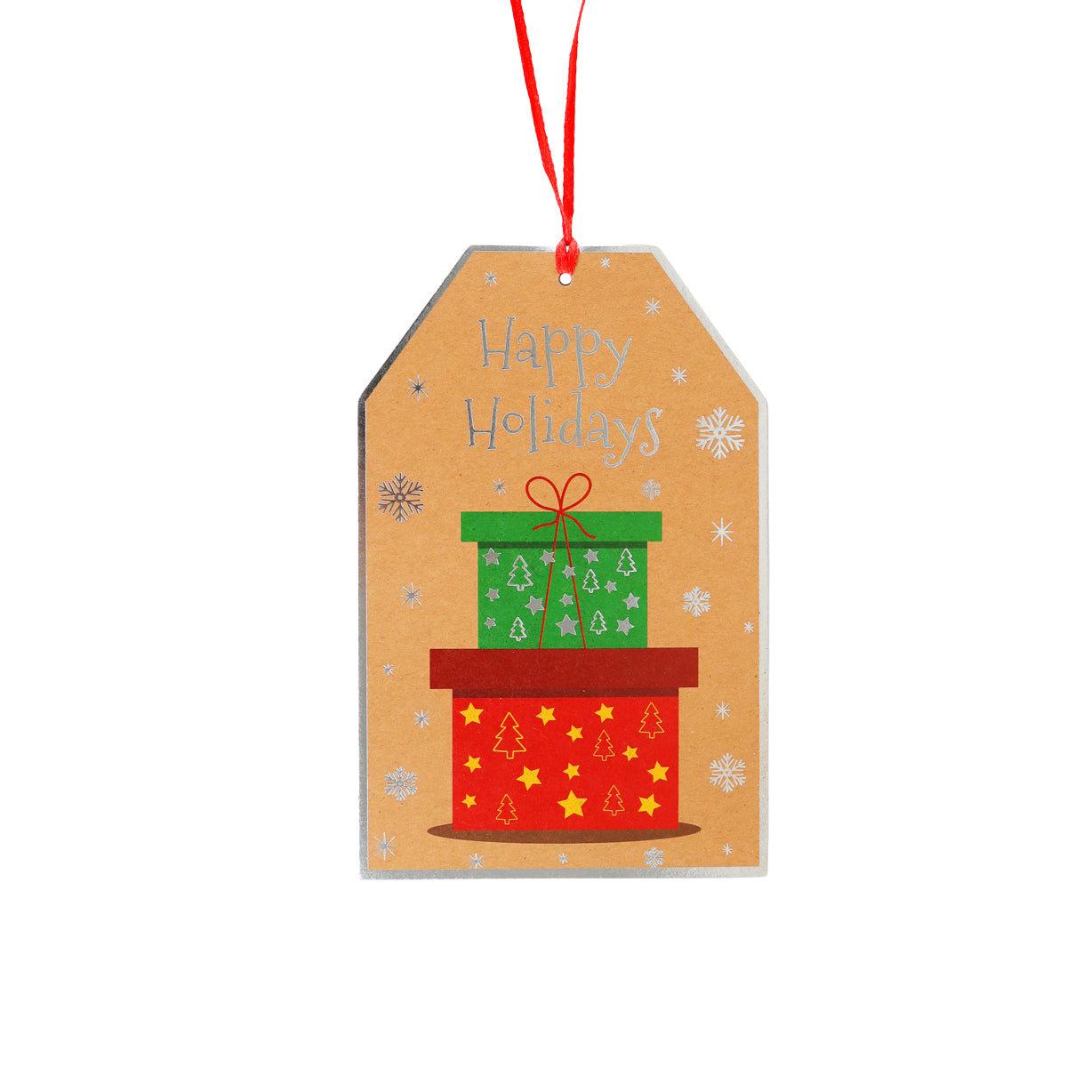 Gift Tags Navideños, Happy Holidays, 8 pzas