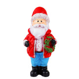 Santa Claus con Corona, Figura Decorativa de Cerámica