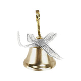 Ornamento Campanas, Color Bronce, 5 pzas