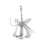 Campanas, Ornamento Navideño, Color Plata, 5 pzas
