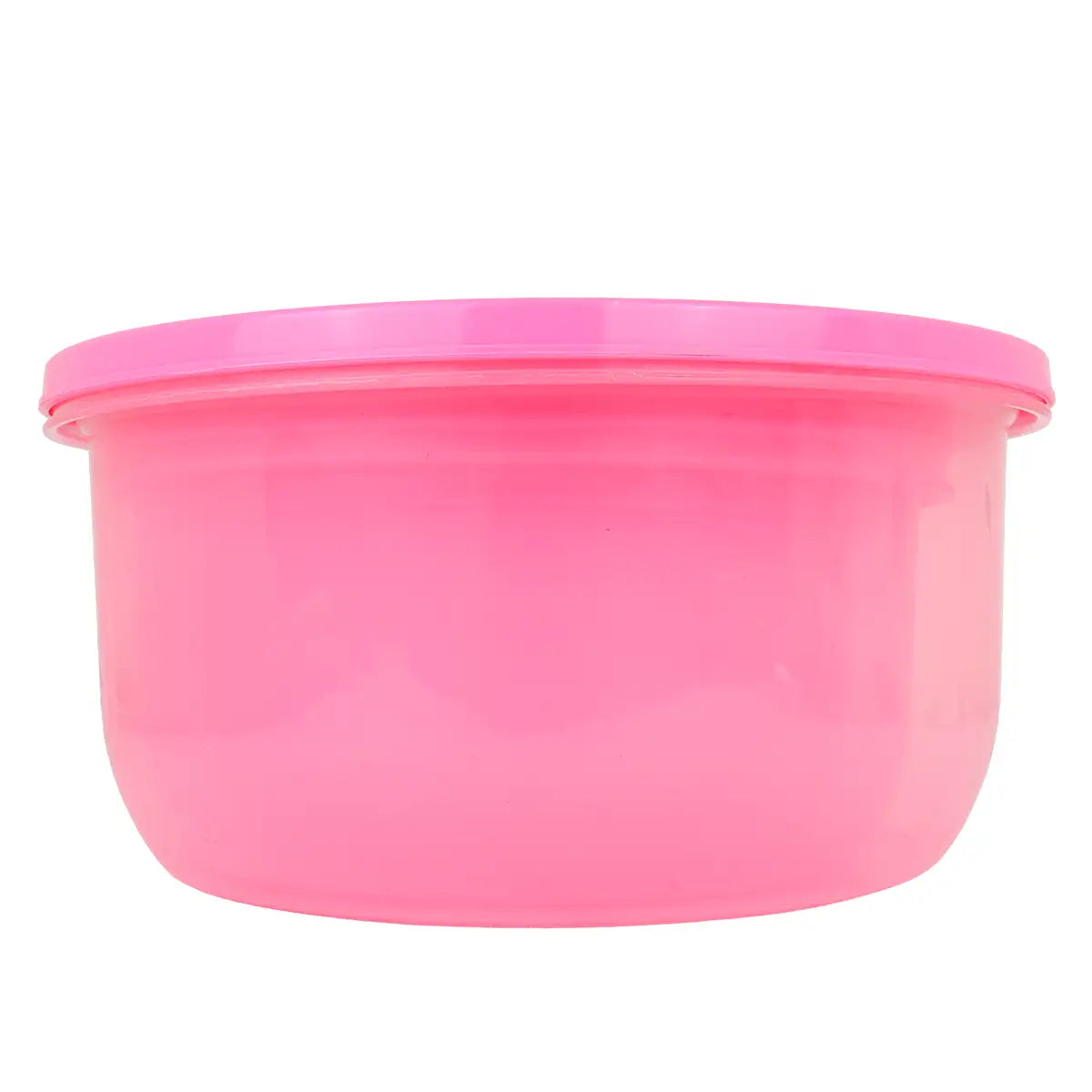 Contenedor Hermético, Circular, Color Rosa