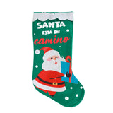 Bota Navideña "Santa Está en Camino"