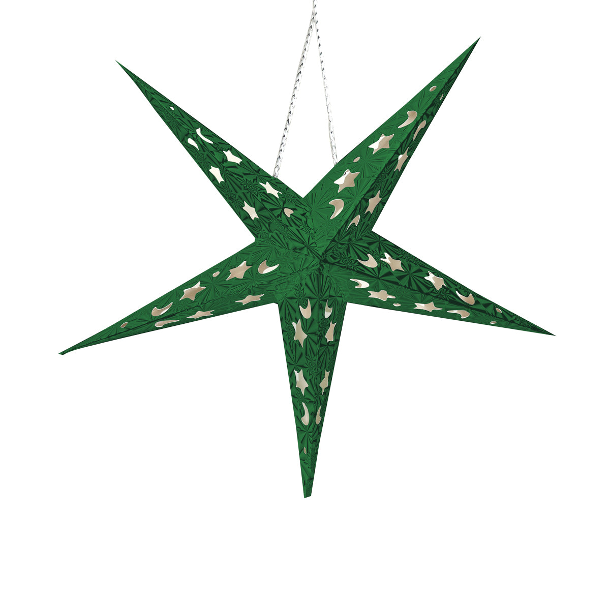 Estrella Decorativa de Papel color Verde