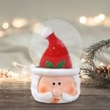Santa Claus, Bola de Nieve de Cerámica y Cristal