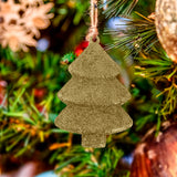 Kit Mini Árbol con Glitter, Color Oro, 5 pzas