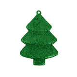 Kit Mini Árbol con Glitter, Color Verde, 5 pzas