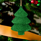 Kit Mini Árbol con Glitter, Color Verde, 5 pzas