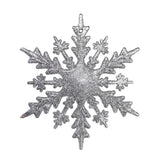 Ornamento en Forma de Copo, Color Plateado, 2 pzas