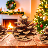 Piñas Decorativas Navideñas Doradas