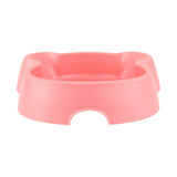 Plato color Rosa con Diseño de Mono para Mascota