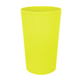 Vasos de Plástico, Color Amarillo, 2 pzas.