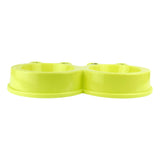 Plato color Verde con Diseño de Rana para Mascota