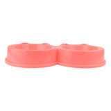 Plato color Rosa con Diseño de Rana para Mascota