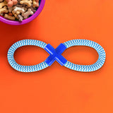 Juguete en Forma de Infinito color Azul para Mascota
