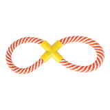 Juguete en Forma de Infinito color Naranja para Mascota