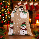 Bolsa de Yute, Diseño Snowman