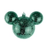 Esfera, Mickey Mouse, Efecto Nevado, Color Verde