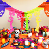 Guirnalda de Papel Picado con Diseño de Catrina