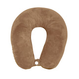 Almohada de Viaje Ergonómica, Color Café Claro