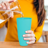 Vaso de Plástico, Color Aqua, 780 ml