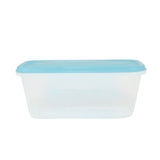 Contenedor Rectangular de Plástico color Azul para Alimentos