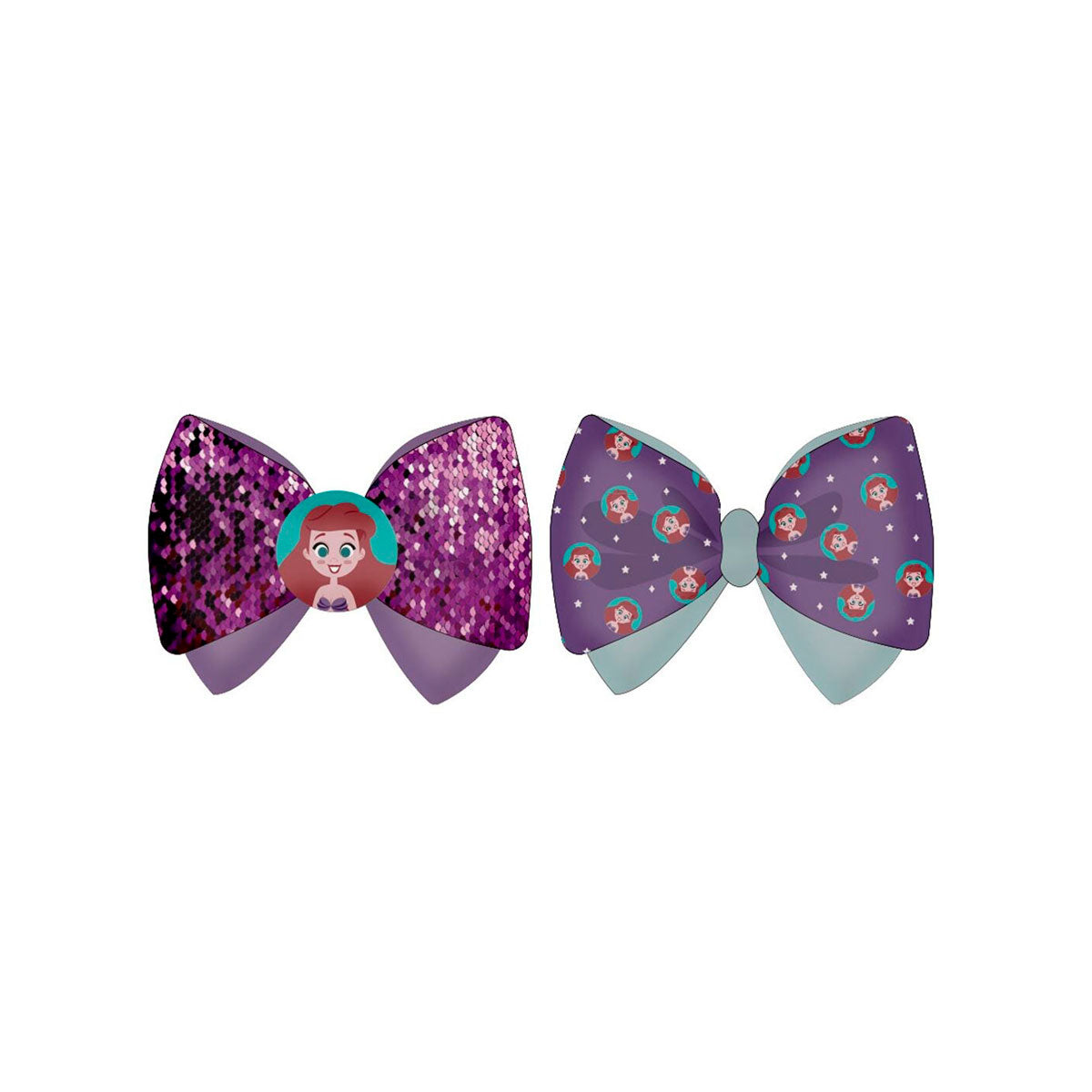 Set de 2 MoÃ±os para el Cabello "La Sirenita", EdiciÃ³n Disney 100