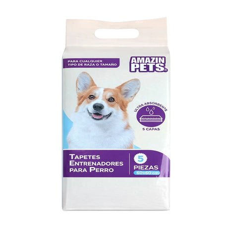 25 02AA Tapete entrenador para perro 5pzs