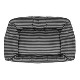 Cama para Mascota, Diseño Rayas, Color Gris, 43x32 cm