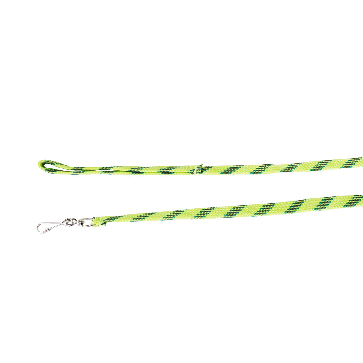 Correa para Mascota Doble Tejido, Color Amarillo y Verde