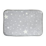Tapete de Estrellas Suave color Gris, 40x59cm