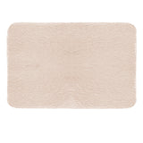 Tapete Rectangular de Peluche, Color Rosa Pastel, 40x60 cm
