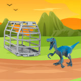 Jaula con Dinosaurio color Azul