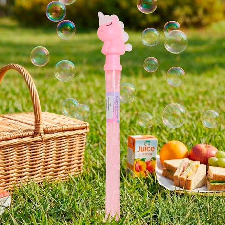 Vara de Burbujas, Unicornio, Color Rosa