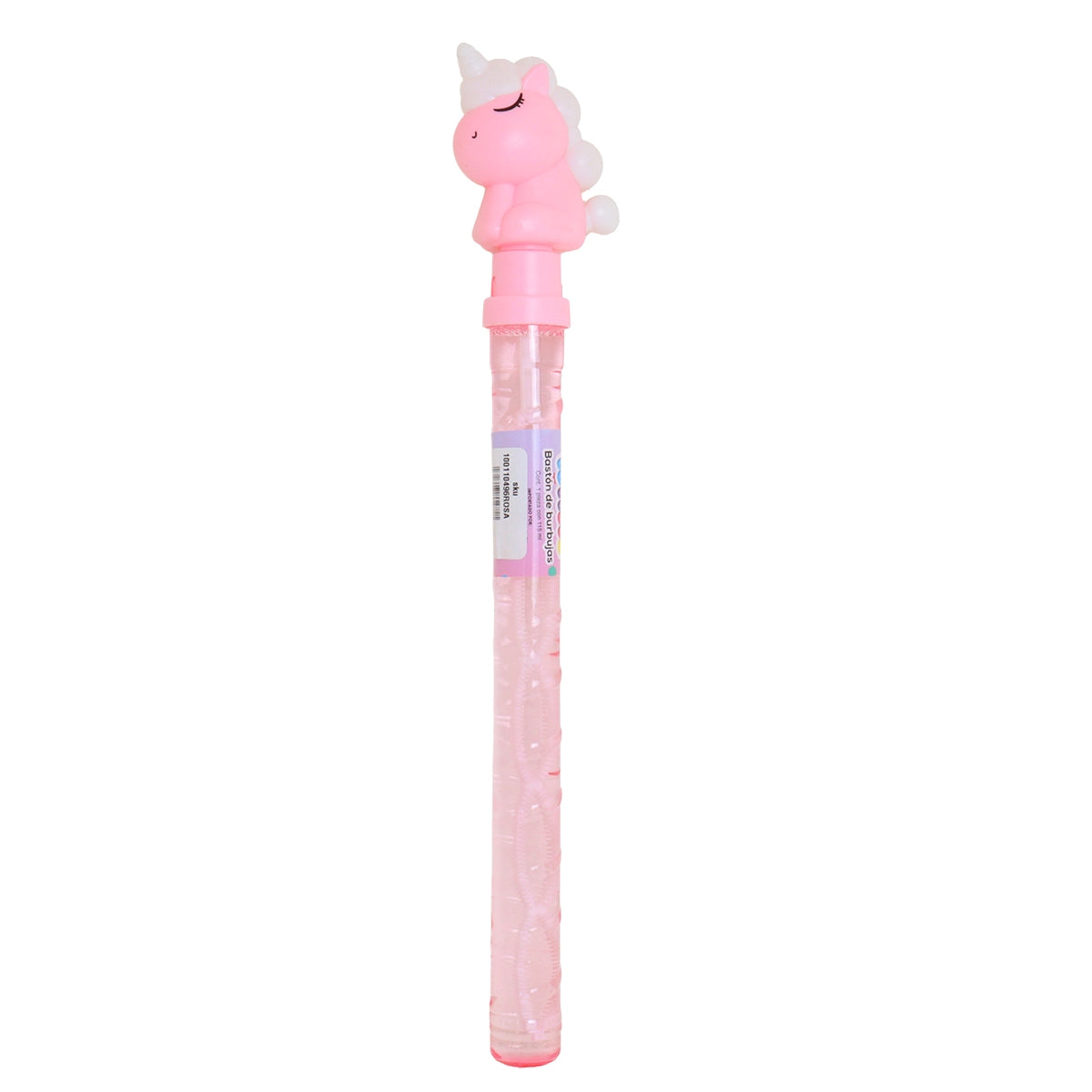 Vara de Burbujas, Unicornio, Color Rosa