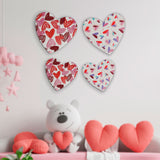 Papel Decorativo de Corazones, 4 pzas