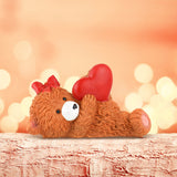 Figura Decorativa con Diseño de Osito Corazón