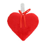 Corazón de Peluche con Luces Led, color Rojo
