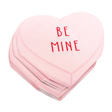 Servilletas Desechables con Diseño de Corazón, Be Mine color Rosa
