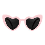 Lentes de Sol en Forma de Corazón, Armazón Rosa