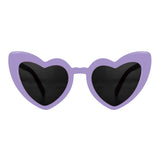 Lentes de Sol en Forma de Corazón, Armazón Lila
