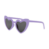 Lentes de Sol en Forma de Corazón, Armazón Lila