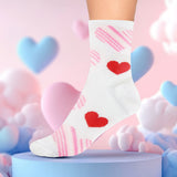 Calcetines de Corazón, color Blanco