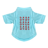 Playera para Mascota XOXO, color Aqua