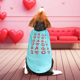 Playera para Mascota XOXO, color Aqua
