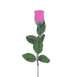 Rosa Color Rosa de Plástico para Decoración