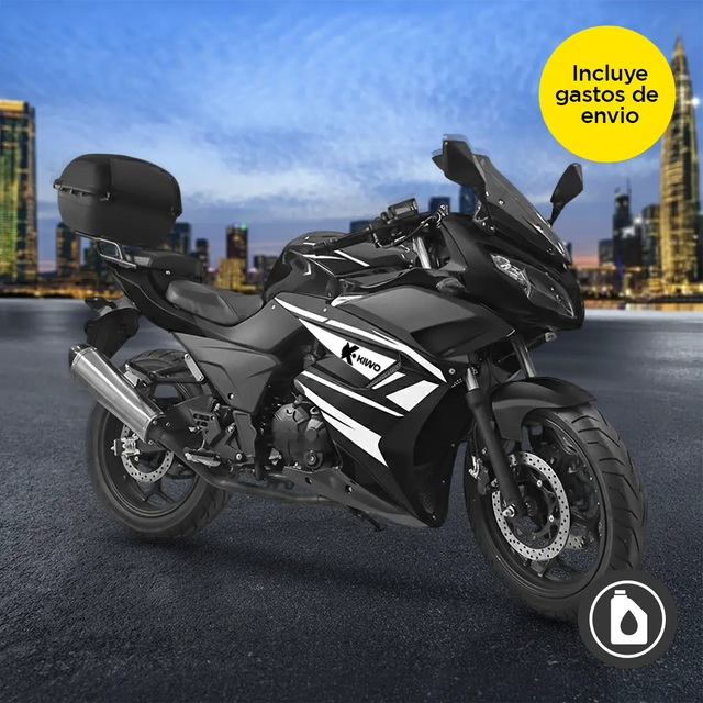 Motocicleta Kiwo KWR 250 2025, Color Negro